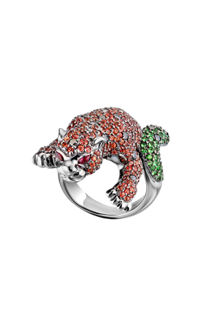 Кольцо  в стиле De Grisogono Panthera (40573) №2