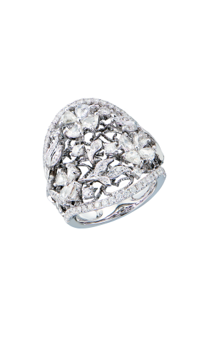 Кольцо Jacob & Co Cocktail White Gold with Black rhodium Plating & Diamonds (42430)