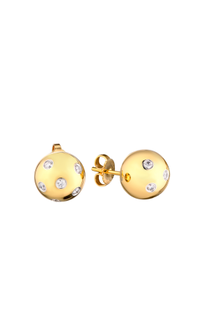 Серьги Tiffany & Co Etoile Diamond Ball Yellow Gold (37832)