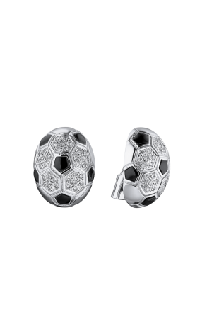 Серьги  Hand Made Football Earrings (36159)