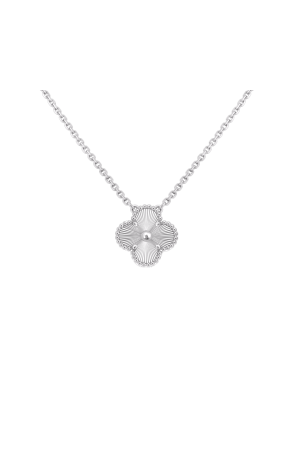 Подвеска Van Cleef & Arpels Vintage Alhambra 18K white gold VCARP9XG00 (42081)