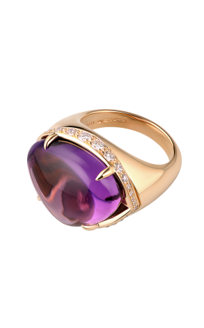 Кольцо Bvlgari Sassi Large Amethyst Diamond (36299) №2