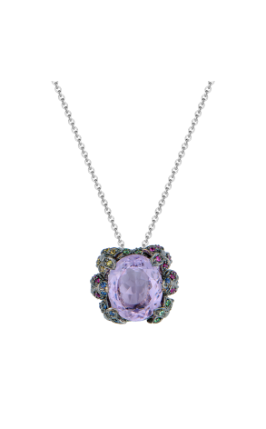 Подвеска  Multi-Gemstone White Gold Pendant (43392)