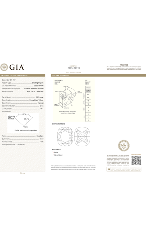 Кольцо GIA с бриллиантом 1,01 ct FLY/VS1 (36110) №2