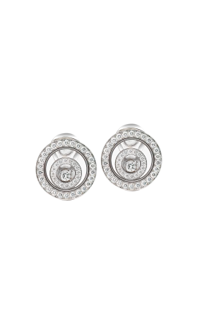 Серьги Chopard Happy Spirit Diamond & White Gold 84/5422/0-20 (40851)