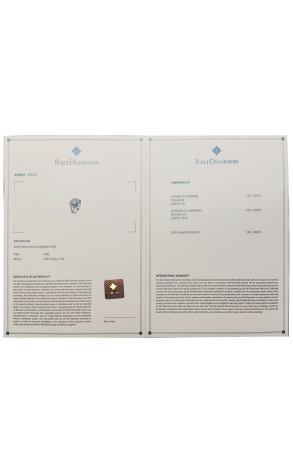 Кольцо RalfDiamonds Round Brilliant 1,25 ct M/SI2 RDR (37494) №2