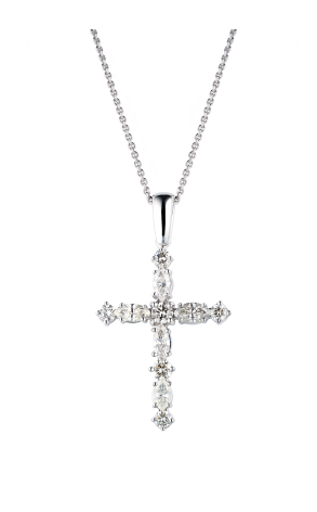 Крест Albedo 1.73 ct marquise & ROUND BRILLIANT CROSS (37656)