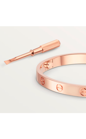 Браслет Cartier Love Bracelet Rose Gold 6.1 mm CRB6067416 (36760) №2