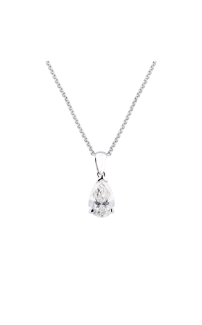 Подвеска  1,62 ct I/I1 Pear Cut Diamond МГУ (40709)