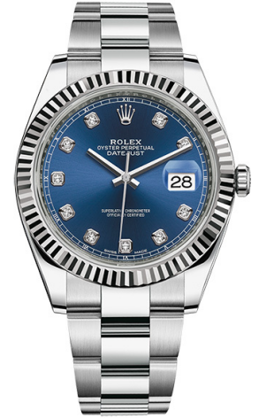 Часы Rolex Datejust 41mm Steel and White Gold 126334-0015 (37436)