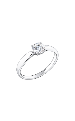 Кольцо Tiffany & Co Round Brilliant 0.57 ct H/VS1 Platinum (40605)