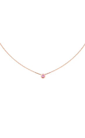 Колье Cartier d'Amour rose gold pink sapphire B7218400 (37959)
