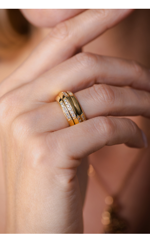 Кольцо Piaget Posession Yellow Gold Diamonds Ring (33382) №2