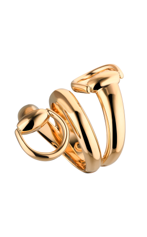 Кольцо Gucci Horsebit Yellow Gold Wrap (37260) №4