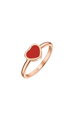 Кольцо Chopard My Happy Hearts Rose Gold Carnelian 82A086-5810 (42249)