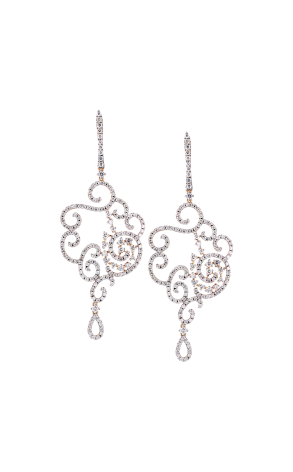 Серьги Casato Lace Rose Gold & Diamonds (39139)