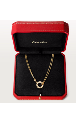 Колье Cartier Love 2 Diamonds Yellow Gold B7219500 (37319) №3