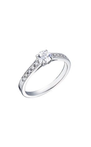 Кольцо GIA 0,50 ct G/VS2 Round Brilliant & White Gold (41154)
