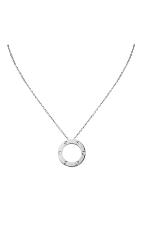 Подвеска Cartier LOVE 3 Diamonds & White Gold B7014600 (40934)