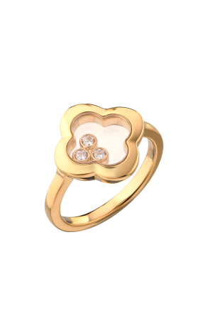 Кольцо Chopard Happy Diamonds Clover Yellow Gold 826956-0110 (37877)