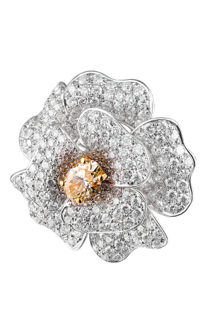 Кольцо RalfDiamonds Flower 5.82 ct White Gold & Diamonds RDR (36882) №7