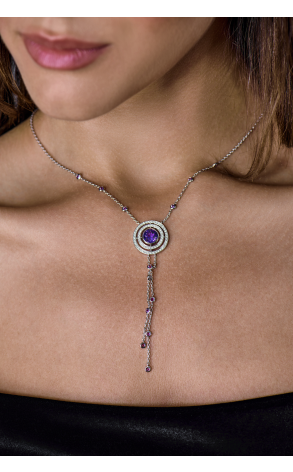 Подвеска Theo Fennell Amethyst and Diamond and White Gold (42413) №2