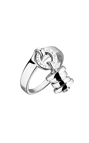Кольцо Bvlgari B.Zero1 White Gold Charm (37970)