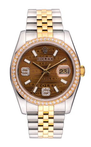 Часы Rolex Datejust Steel and Yellow Gold 36mm 116203 (35911)