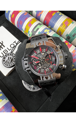 Часы Hublot Big Bang Unico World Poker Tour All Black Chronograph 45mm 411.CX.1113.LR.WPT17 (37027) №4