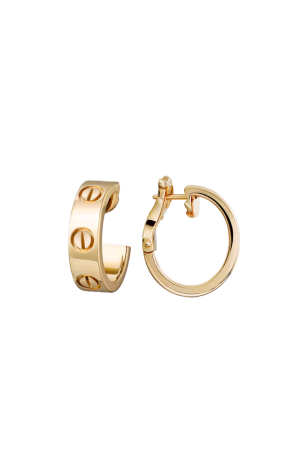 Серьги Cartier Love Classic Model Yellow Gold B8022500 (42248)