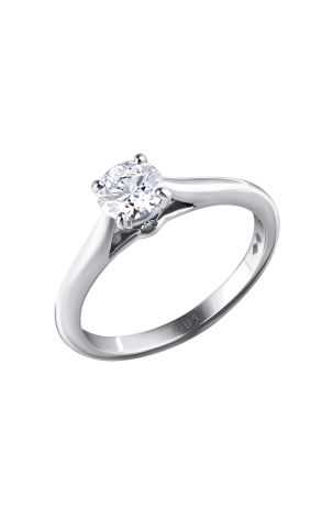 Кольцо Cartier Solitaire 0,33 ct F/VVS1 Platinum (SIZE 49) (40166)