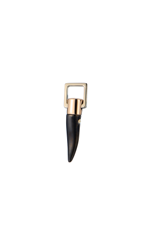 Кулон Baraka Tusk Rose & White Gold & Ceramic (43398)