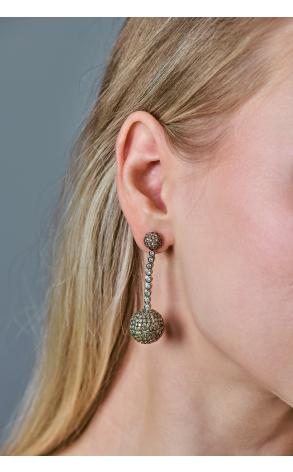 Серьги  в стиле De grisogono Boule Collection (40539) №3
