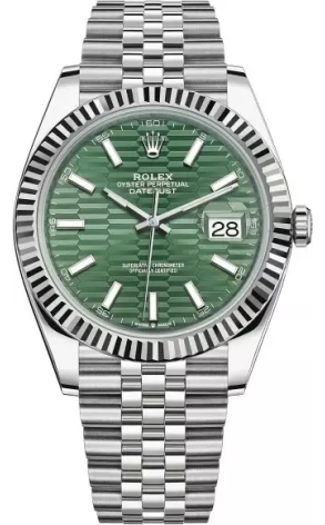 Часы Rolex Datejust Datejust 41mm Steel and White Gold 126334-0030 (38206)
