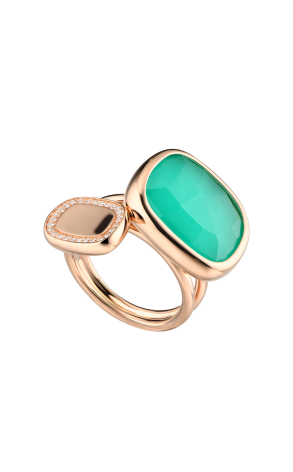 Кольцо Roberto Coin Black Jade Diamonds & Agate (37489)