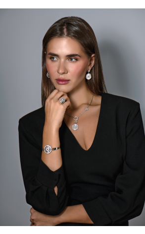 Серьги Bvlgari Astrale Diamonds & White Gold (3976) №4