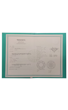 Кольцо Tiffany & Co Round Brilliant 1,16 ct I/VS1 Platinum (40806) №2