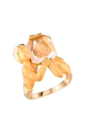 Кольцо Carrera y Carrera Vintage Yellow Gold Figurine Narcissus (36444)