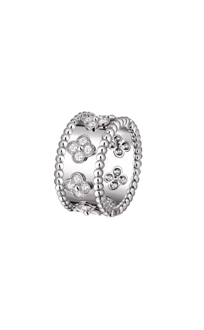 Кольцо Van Cleef & Arpels Perlée Clovers Ring Medium Model (SIZE 52) VCARO9LP00 (40952)