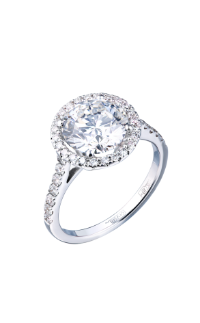 Кольцо  2.45 ct H/VS2 Round Diamonds White Gold (37632)