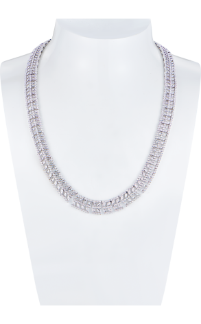 Колье  4,41 ct Round Cut Diamonds & White Gold (42864) №2