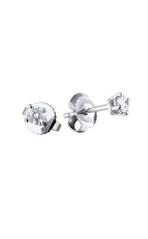 Пусеты Tiffany & Co Solitaire Diamond Stud 0,22 ct 60006690 (36996)