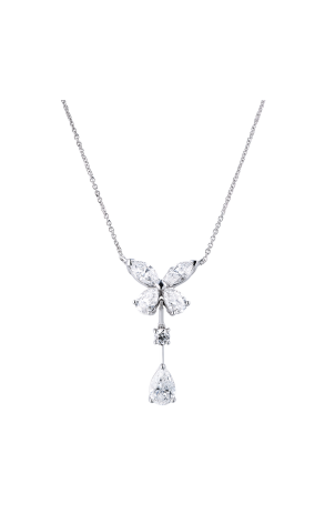 Подвеска GRAFF CLASSIC BUTTERFLY PEARSHAPE DIAMOND DROP PENDANT RGP178 (40913)