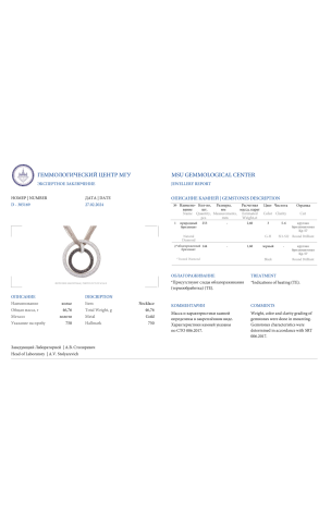 Подвеска RalfDiamonds Black & White Diamonds 4.20 ct (37892) №2