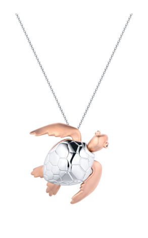 Подвеска  Turtle Pendant in White and Rose Gold (35743)