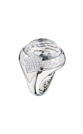 Кольцо Pasquale Bruni Quartz & Diamonds & Sapphire & White Gold (41498) №2