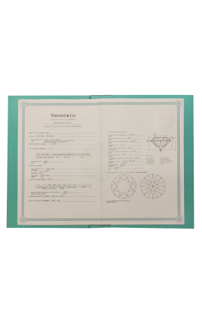 Пусеты Tiffany & Co Diamond Earstuds 0,51 ct H/VVS1 - 0,51 ct H/VVS2 (43475) №3