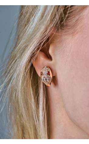 Серьги  в стиле Bvlgari Serpenti (40664) №2