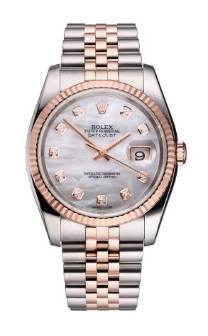 Часы Rolex Datejust 36mm Steel and Everose Gold 116231 (38213)