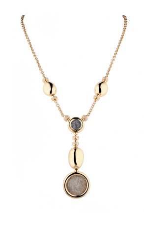 Колье Bvlgari ANTIQUE Coin Yellow Gold & Diamonds (37524)
